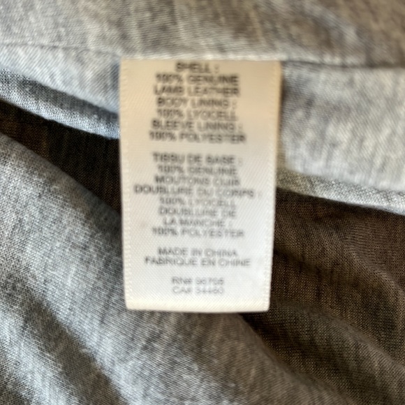 Rebecca Taylor Washed Leather Moto Jacket - Picture 8 of 8